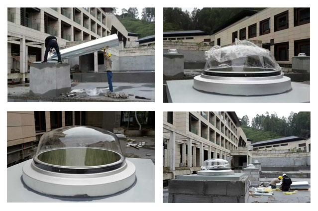 無電照明系統(tǒng)安裝過程剪影 無電照明系統(tǒng)安裝過程剪影